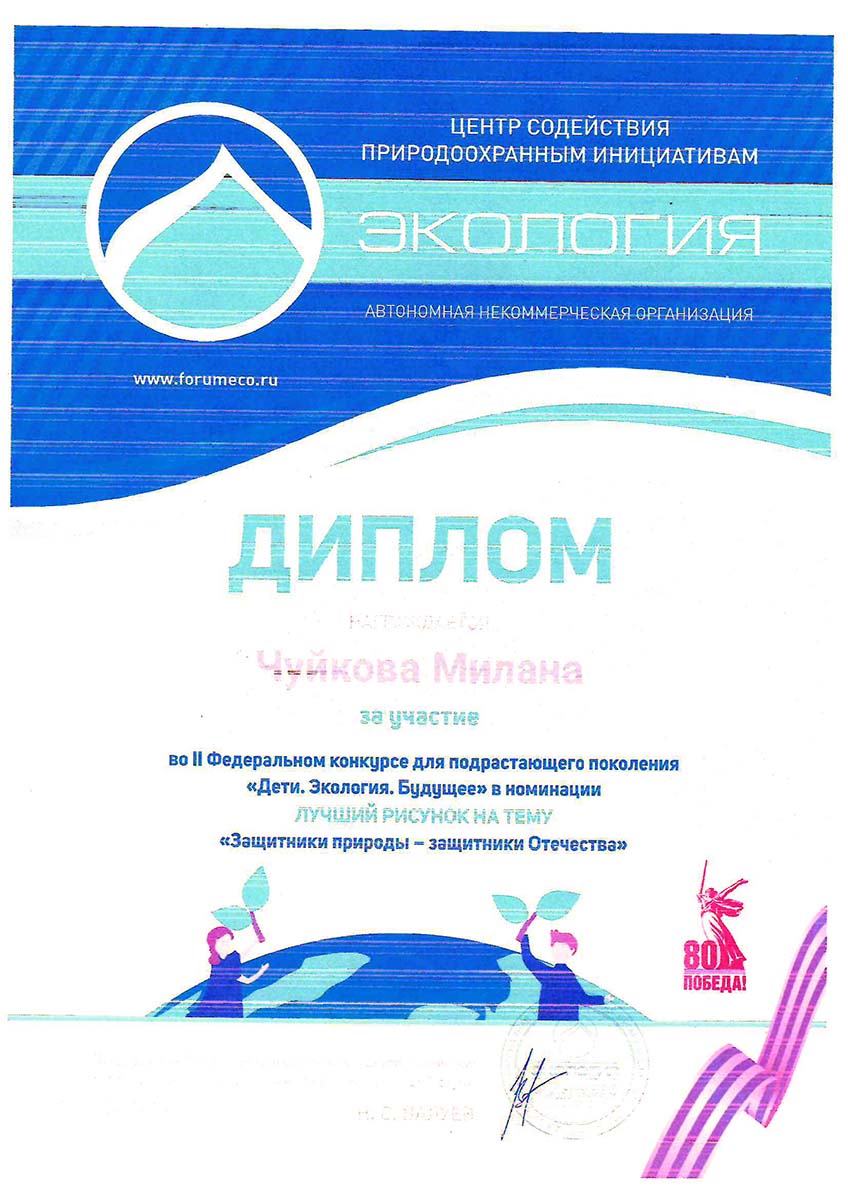 Чуйкова Милана